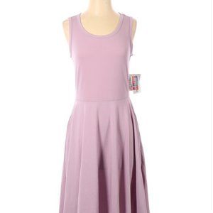 LuLaRoe pink Nicki sleeveless dress with pockets